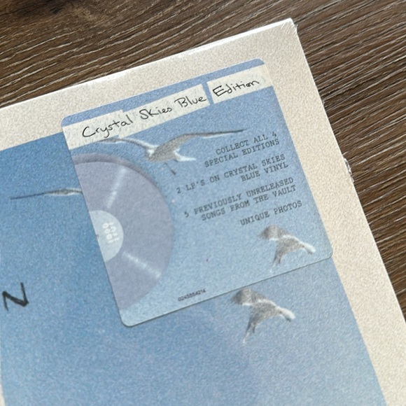 NEW SEALED Taylor Swift 1989 (Taylor’s Version) Crystal Skies Blue Vinyl 2LP - Picture 2 of 5